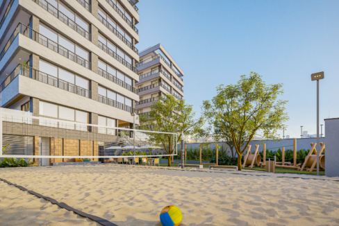 quadra de beach tenis