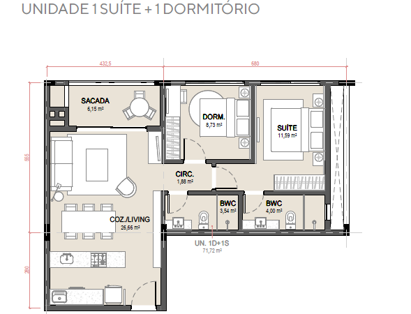 Jurerê Tradicional – 2 Suites obra entregue — foto 3