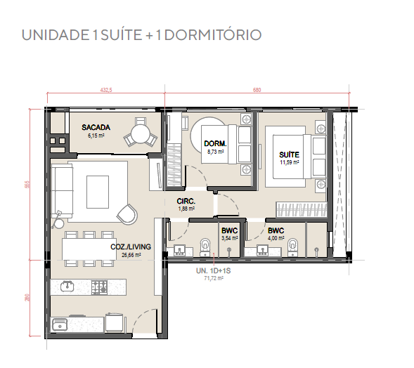 Jurerê Tradicional – 2 Suites obra entregue — foto 3
