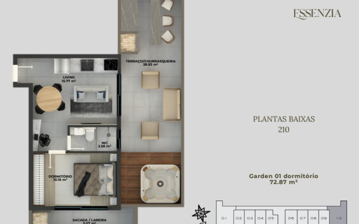 Canasvieiras – garden em construção no Beco dos Milionários — foto 11